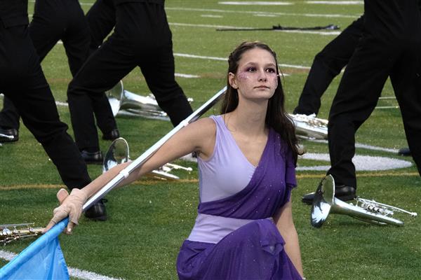 Crofton High School Marching Band Performing